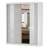 Schwebetürenschrank Kleiderschrank Schrank 183 cm Produktbild-Vorschau 2