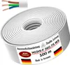 100m Kunststoffschlauchleitung H03VV-F 3G0,75 Weiß Flexible Produktbild-Vorschau 1