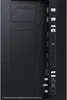 Close-up view of the rear ports of a Samsung television. Produktbild-Vorschau