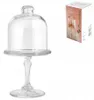 Mini Alzata Patisserie In Vetro Con Cupola Cm10X18,5H Anteprima dell’immagine prodotto 2