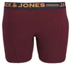 3 PACK - boxer da uomo JACLICHFIELD 12147592 Borgogna, 3XL Anteprima dell’immagine prodotto 2