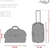 Trolley Tasche Damen Reisetrolley Weekender Duffle Bag Produktbild-Vorschau 8