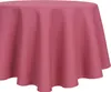 Tovaglia Ø 135 cm per tavolo da cucina e da pranzo in rosa Anteprima dell’immagine prodotto 1