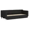 vidaXL Tagesbett Ausziehbar mit Schubladen Schwarz 80x200 Produktbild-Vorschau 3