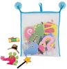 Buddy e Barney, giocattoli adesivi da bagno per bambini Anteprima dell’immagine prodotto 3