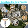 A 3D rendering of a house with various water filter applications highlighted. Produktbild-Vorschau