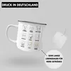 Trendation - Zahnmedizinische Fachangestellte Emaille Tasse Produktbild-Vorschau 4