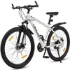 Horské kolo LAUXJACK AX4.0 28 palců bílé - Shimano 21 Náhled obrázku produktu 1