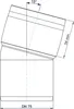 POLOPLAST POLO-KAL XS, Bogen, DN 75, 15, 1 Stk. Produktbild-Vorschau 2