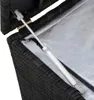 vidaXL Záhradný odpočinkový box čierny 150x50x60 cm Poly Náhľad obrázku produktu 5