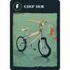 A card with a graphic of a BMX bike and text. Náhled obrázku produktu