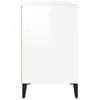 vidaXL Portascarpe bianco lucido 102x36x60 cm Materiale a Anteprima dell’immagine prodotto 6