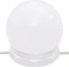A single, spherical white light bulb attached to a white base. Voir les images du produit