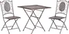 BELIANI Bistroset schwarz Metall 2er Balkon Terrasse Produktbild-Vorschau 1