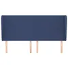 The Living Store Kopfteil mit Ohren Blau 183x23x118/128 cm Produktbild-Vorschau 3