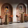 Bartisch, 95 cm hoher runder Stehtisch mit Metallfußstütze, Produktbild-Vorschau 13