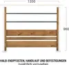 MOKA Traverse - Füllkit für Holzgeländer  Flachbefestigung Produktbild-Vorschau 3