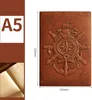 INF 3D reliéfní námořní deník Hnědý Náhled obrázku produktu 1