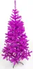 A full shot of a purple artificial Christmas tree on a white background. Produktbild-Vorschau