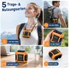 Outdoor Gürtelventilator tragbar mit Halsband Clip 100 Produktbild-Vorschau 6
