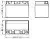 Accu FULBAT FUL GEL - FT12A-BS / YT12A-BS (Geleiaccu, Productafbeelding-voorbeeld 4