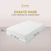 Lavea® Lenzuolo con angoli per materasso, 90x200 cm - Anteprima dell’immagine prodotto 2