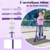 COSTWAY Skládací dětská koloběžka, přenosná lehká Náhled obrázku produktu 5