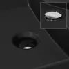 LuxeBath Lavabo da appoggio Square, 51,5x36x13 cm, nero Anteprima dell’immagine prodotto 5