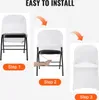 VEVOR 30 pcs. Housses de chaises élastiques Blanc Universel Voir les images du produit 14
