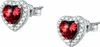 Silver stud earrings Hearts Tesori SAIW135 Produktbild-Vorschau 1