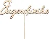 Oblique Unique Jugendweihe Torten Topper aus Holz für Produktbild-Vorschau 1