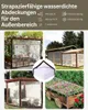 Collage aus transparenten, schweren, wasserdichten Abdeckungen für Außenkonstruktionen wie Pergolen, Hühnerställe und Gartenbeete Náhľad obrázku produktu