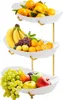 Obstschale fuer die Kuechentheke, 3-stoeckiger Obstkorb aus Produktbild-Vorschau 1