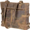 Greenburry Schultertasche Damentasche Leder braun Shopper Produktbild-Vorschau 5
