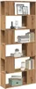vidaXL Bücherregal/Raumteiler Artisan-Eiche 80x24x186 cm Produktbild-Vorschau 2