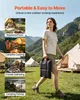 Gril rotatif VEVOR pour feu de camp, avec grille de 61 cm, Voir les images du produit 7