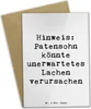 Mr. & Mrs. Panda Klappkarte Spruch Unerwartetes Lachen Produktbild-Vorschau 1