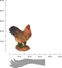 Figurka Kogut Kura 27x21,5cm Rustykalna dekoracja do ogrodu Podgląd zdjęcia produktu 4