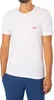 A man wearing a white t-shirt and blue pants. Produktbild-Vorschau