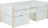 KINDERBETT ZEPHIR / SPIELBETT 90x190 cm + 2 Schubladen + Produktbild-Vorschau 5