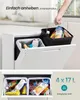 SONGMICS Mülleimer Küche 4 x 17 L Mülltrennsystem Produktbild-Vorschau 2