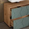 Badmöbel-Set Livinity Ronco Grün/Goldkraft Eiche 2 Teile, Produktbild-Vorschau 6