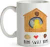 Mr. & Mrs. Panda haferl Vogelhaus Home - Weiß - Geschenk, Produktbild-Vorschau 3