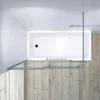AQUALAVOS Duschwand für Badewanne mit Schiebetür Produktbild-Vorschau 3