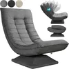 CASARIA® Fauteuil tout confort pivotant à 360° Gris Voir les images du produit 1