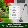 Akku  Rasentrimmer mit 2 Akkus & Ladegerät, 3 in 1 Produktbild-Vorschau 7