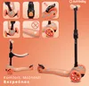 Detská trojkolka 3v1 LED Flash marhuľová Sun Baby scooter Náhľad obrázku produktu 4