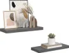 vidaXL Schweberegale 2 Stk. Hochglanz-Grau 60x23,5x3,8 cm Produktbild-Vorschau 5