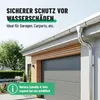 greate 5,75 Meter Dachrinnen Set mit Fallrohr verzinkt Produktbild-Vorschau 2