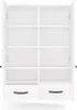 Appendiabiti da bagno NINA W2D2P2S BIANCO Scaffale 2 ante 8 Anteprima dell’immagine prodotto 25